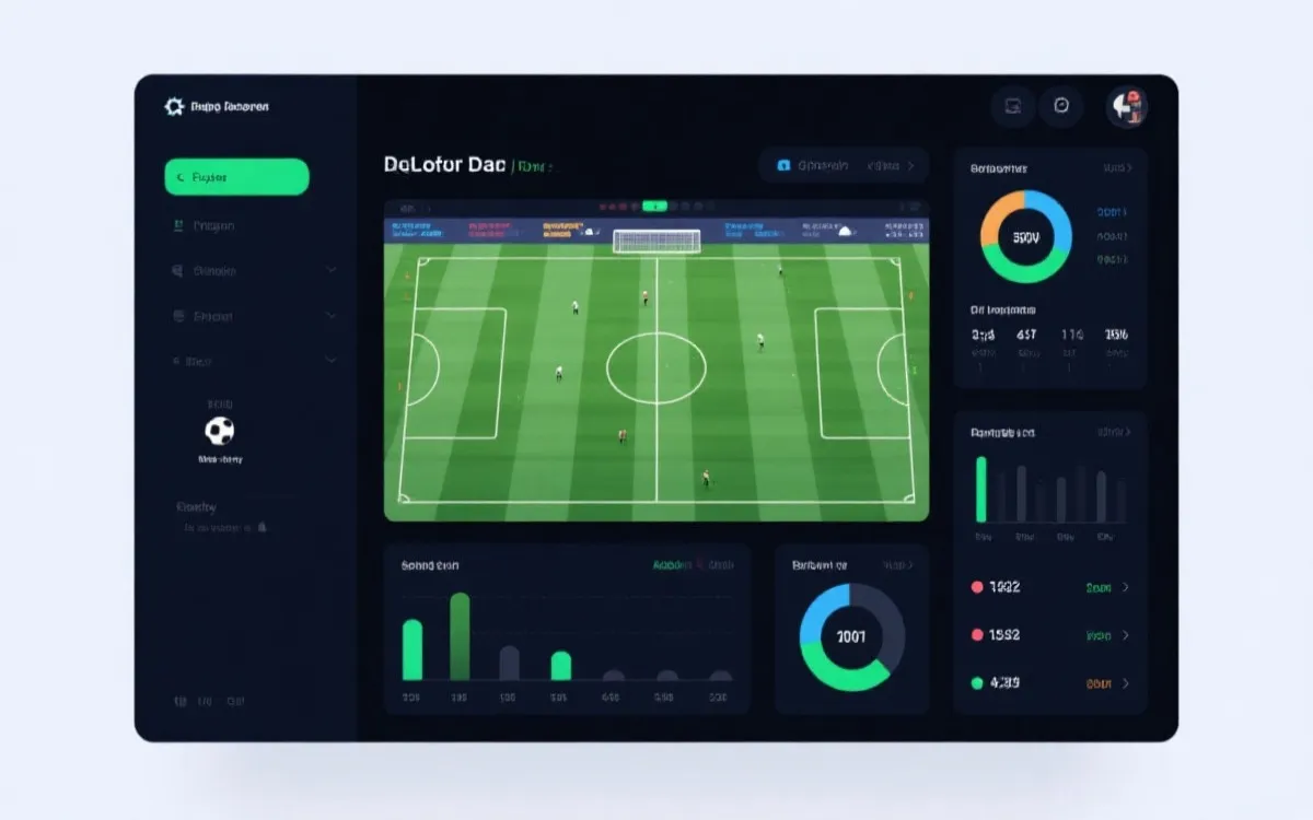 世界杯数据仪表盘示意图